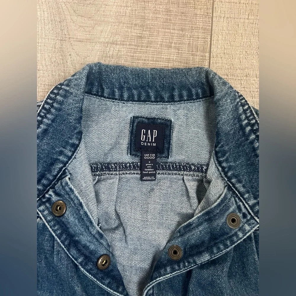 GAP Kids Blue Denim Jacket 3 Years